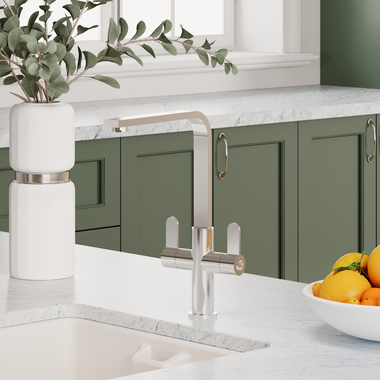 Chara Kitchen Mono Mixer Tap - Multiple Lever and Finishes Available