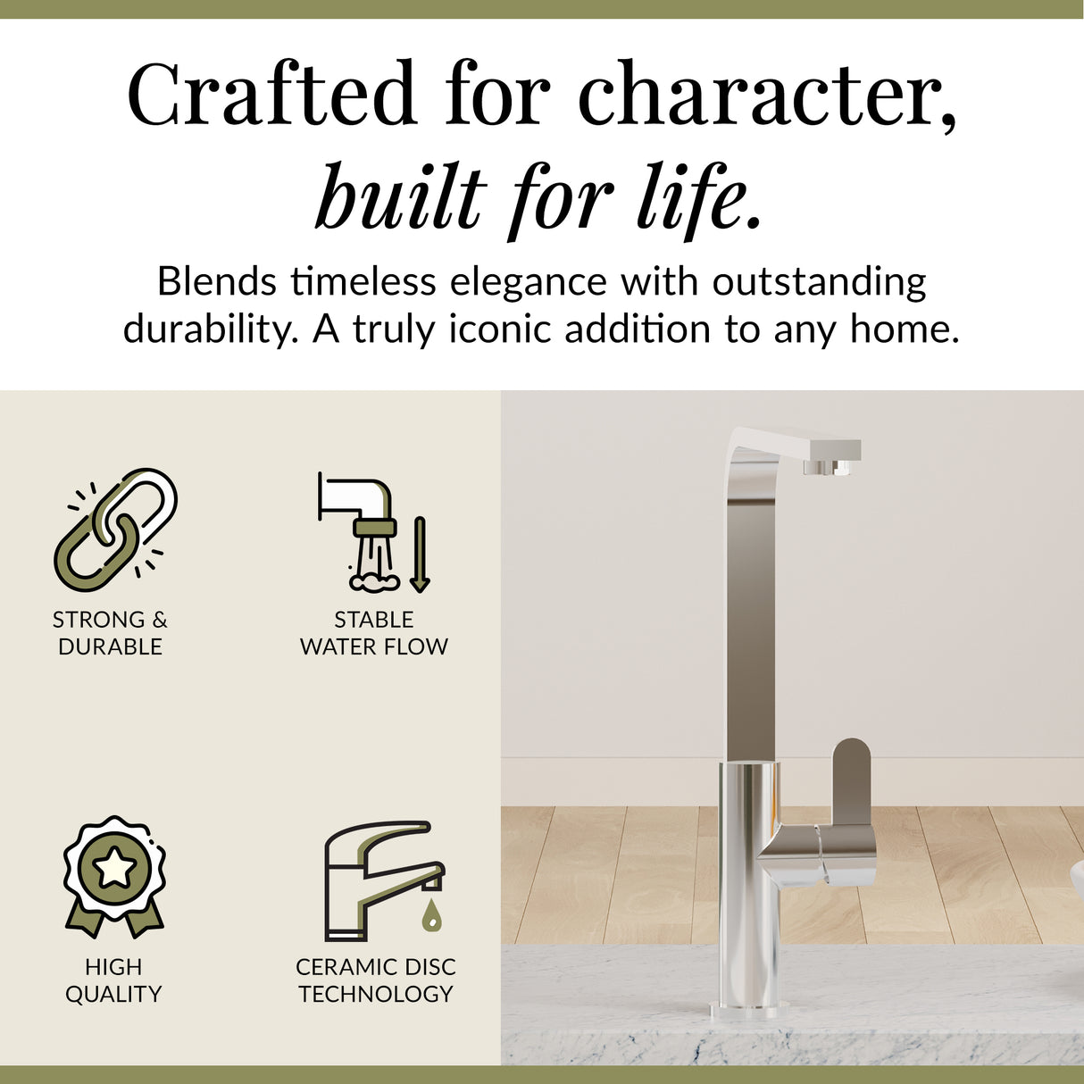 Chara Kitchen Mono Mixer Tap - Multiple Lever and Finishes Available