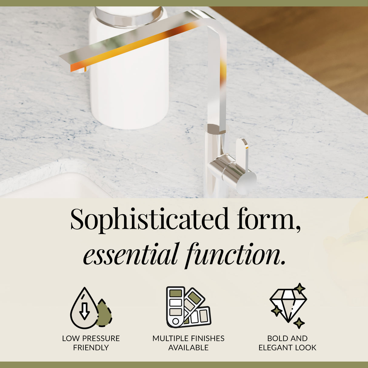 Chara Kitchen Mono Mixer Tap - Multiple Lever and Finishes Available