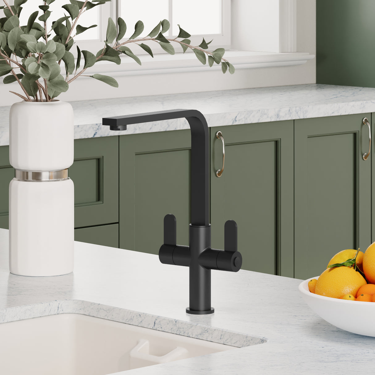 Chara Kitchen Mono Mixer Tap - Multiple Lever and Finishes Available