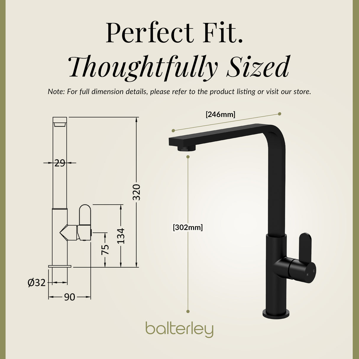 Chara Kitchen Mono Mixer Tap - Multiple Lever and Finishes Available