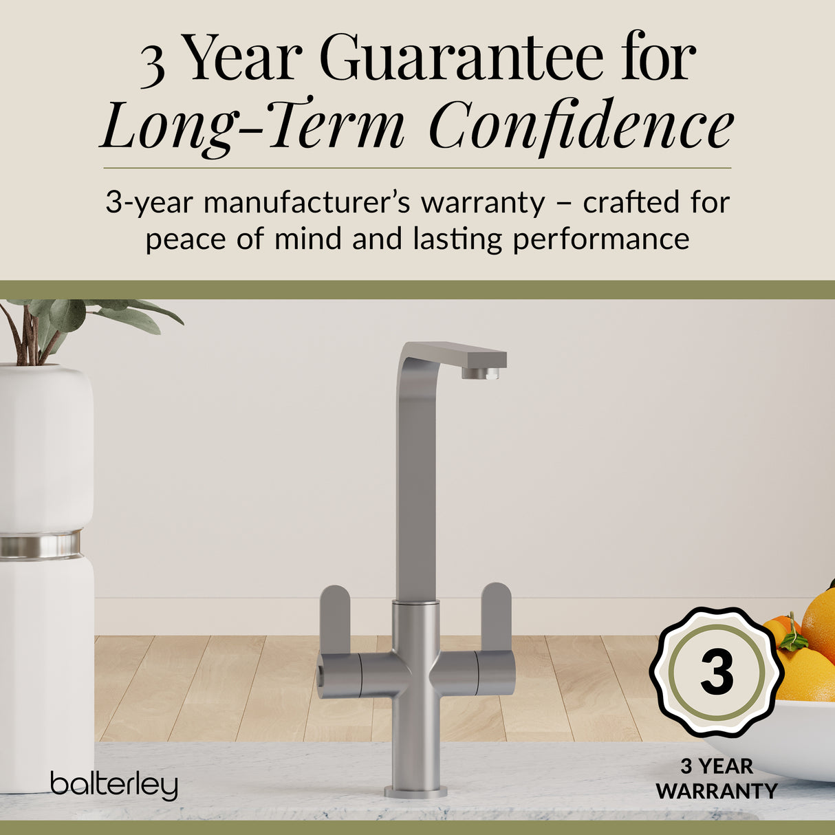 Chara Kitchen Mono Mixer Tap - Multiple Lever and Finishes Available