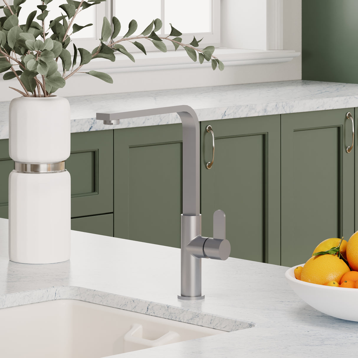 Chara Kitchen Mono Mixer Tap - Multiple Lever and Finishes Available