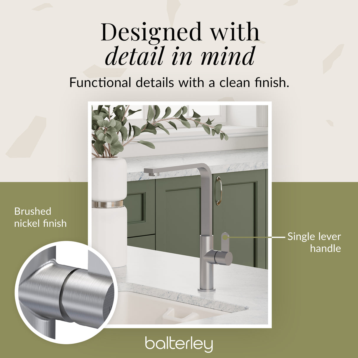 Chara Kitchen Mono Mixer Tap - Multiple Lever and Finishes Available