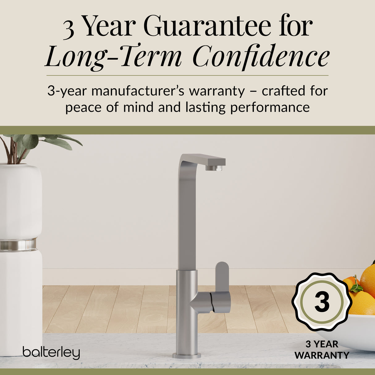 Chara Kitchen Mono Mixer Tap - Multiple Lever and Finishes Available