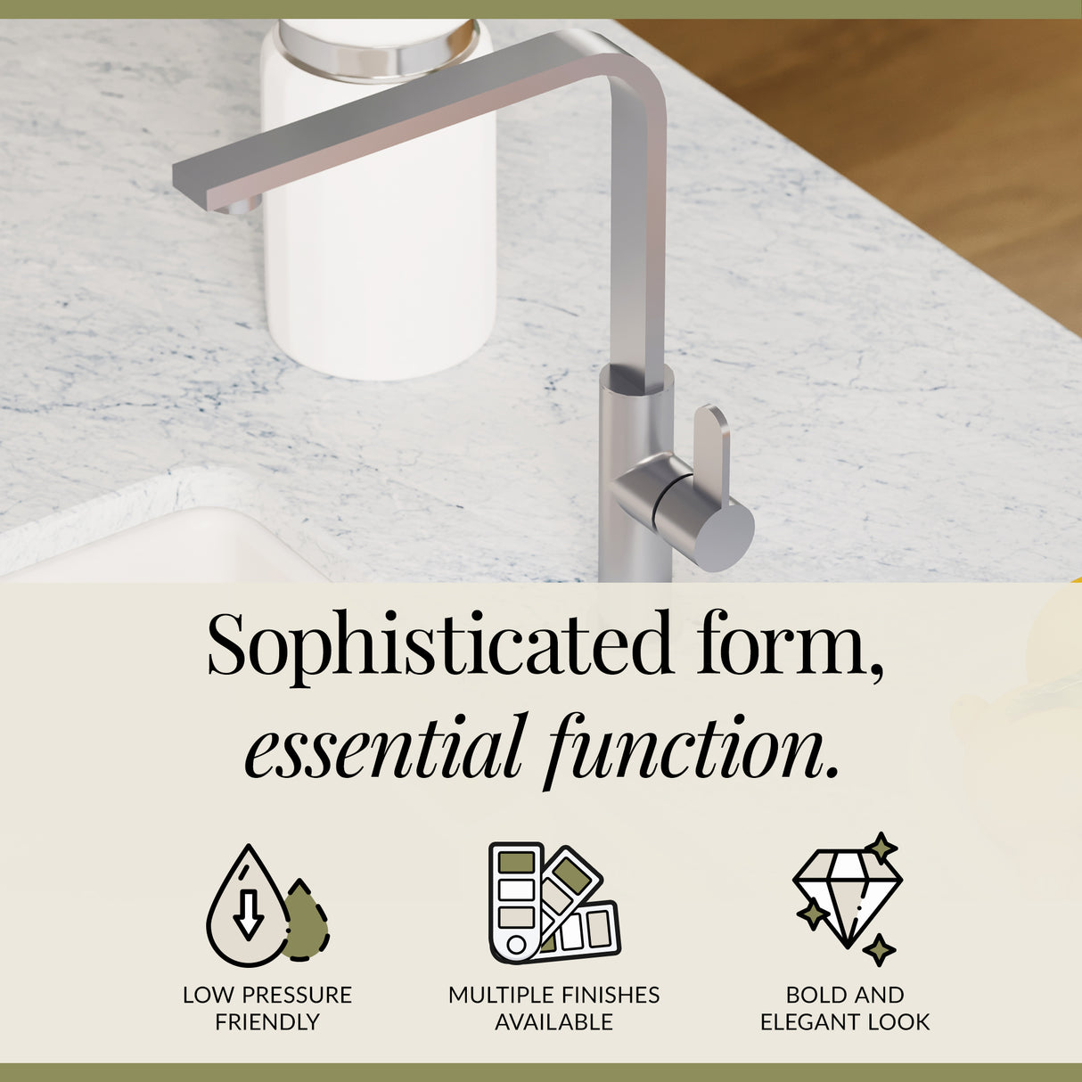 Chara Kitchen Mono Mixer Tap - Multiple Lever and Finishes Available