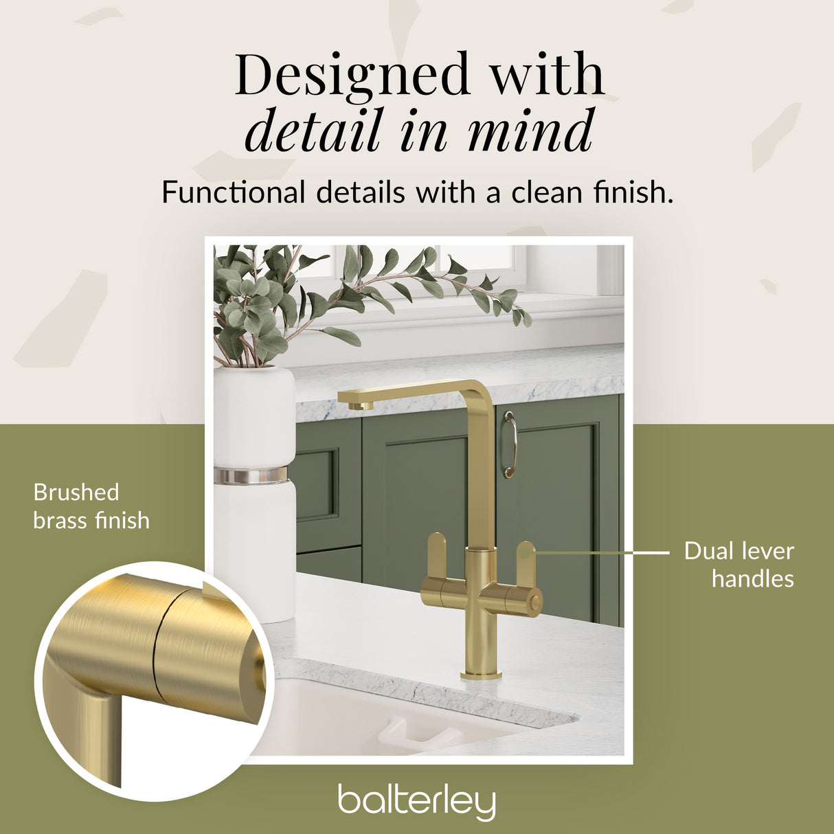 Chara Kitchen Mono Mixer Tap - Multiple Lever and Finishes Available