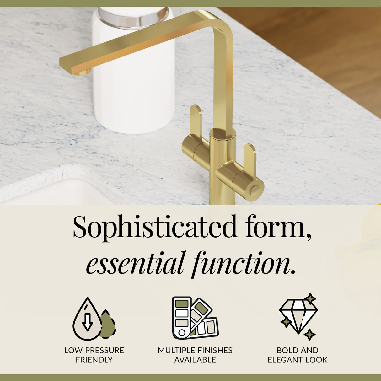 Chara Kitchen Mono Mixer Tap - Multiple Lever and Finishes Available