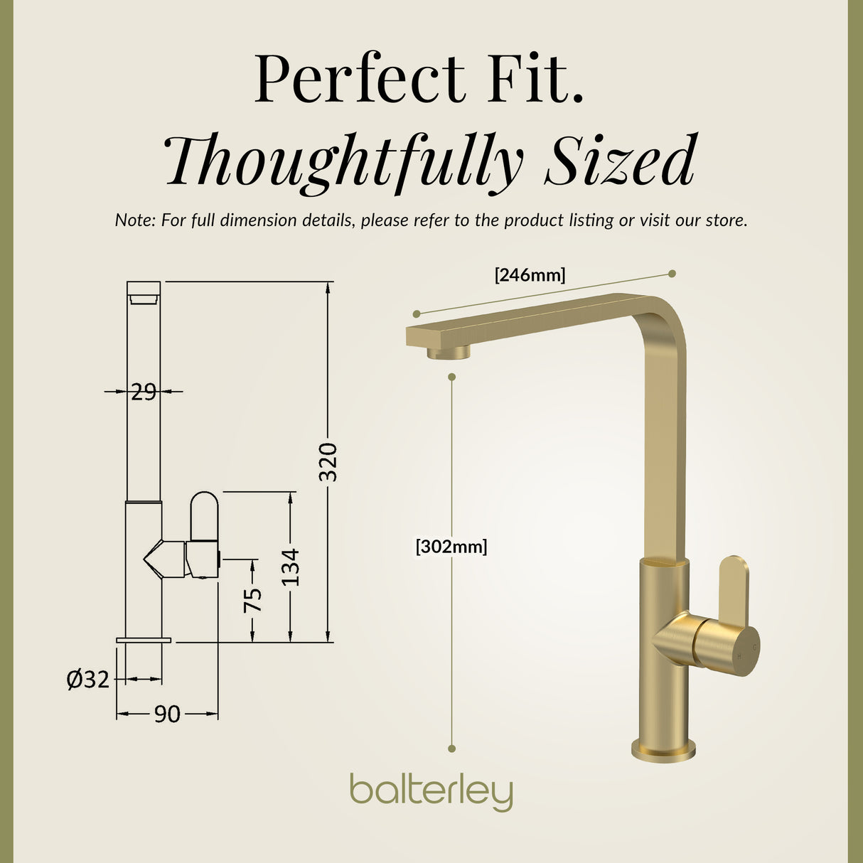 Chara Kitchen Mono Mixer Tap - Multiple Lever and Finishes Available