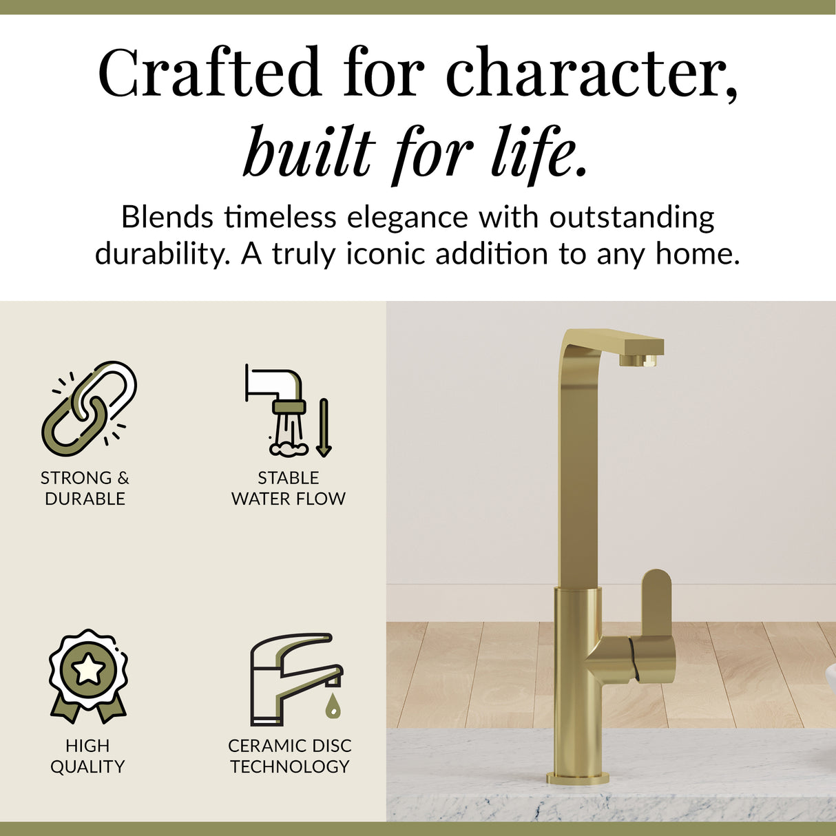 Chara Kitchen Mono Mixer Tap - Multiple Lever and Finishes Available