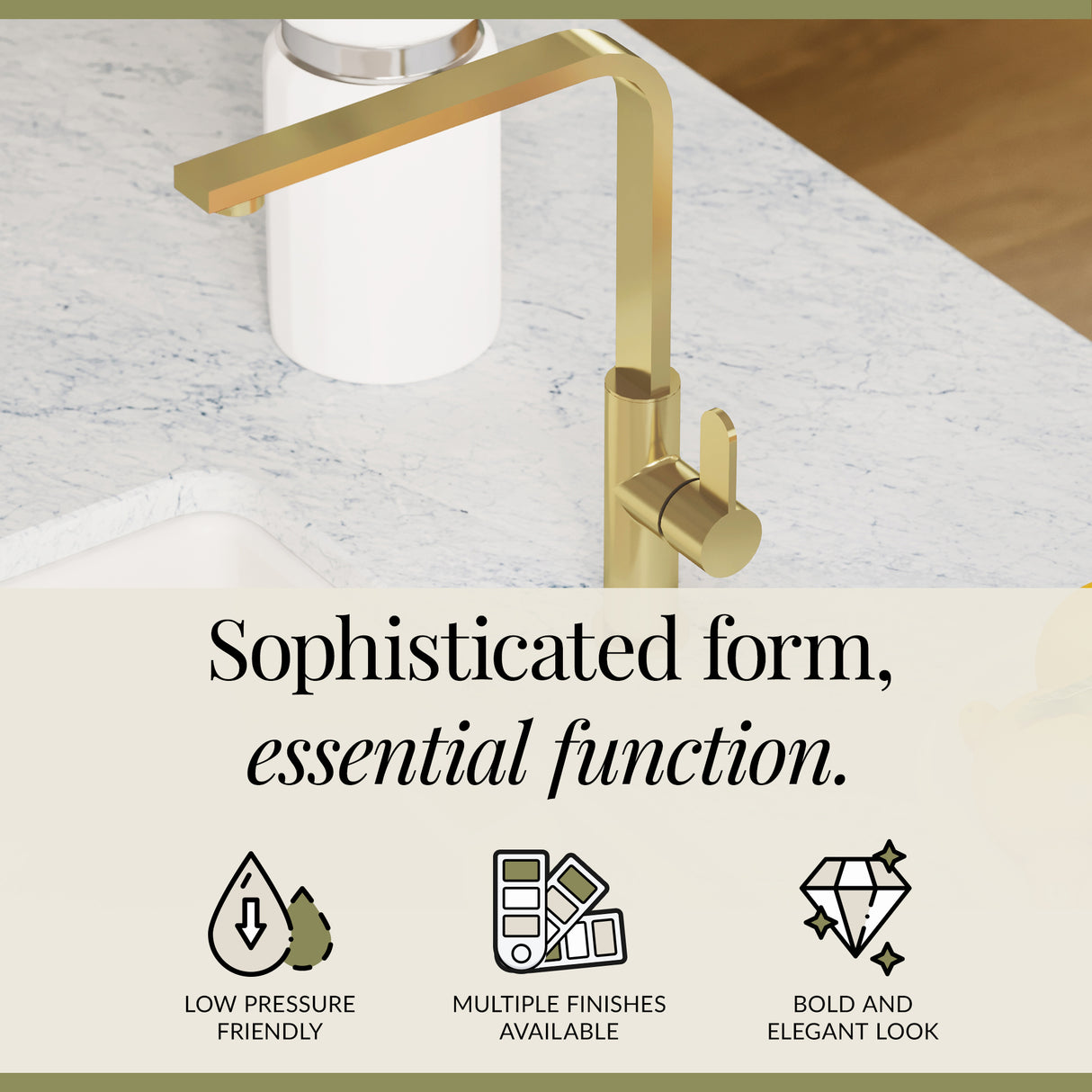 Chara Kitchen Mono Mixer Tap - Multiple Lever and Finishes Available