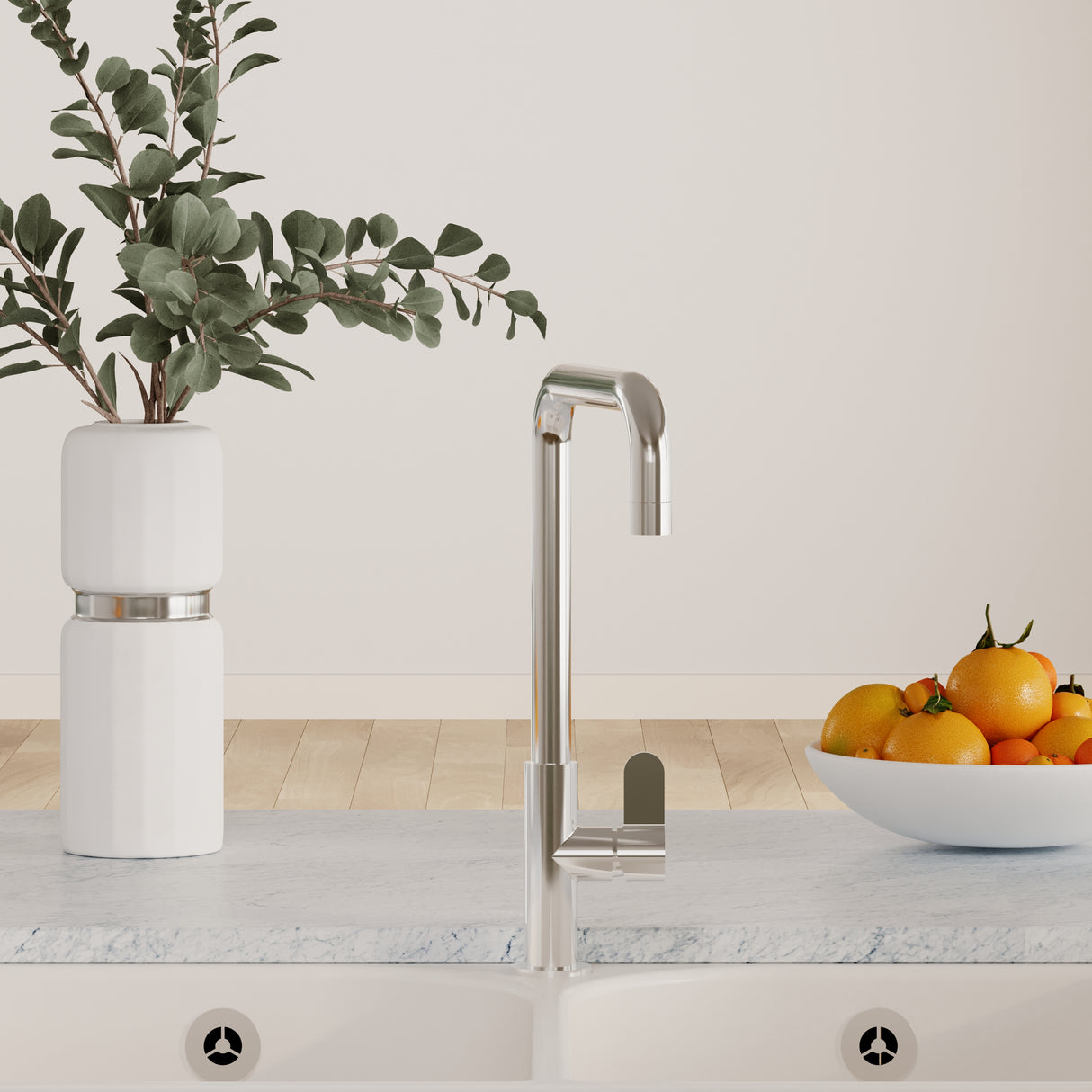 Kuma Kitchen Mono Mixer Tap - Multiple Handles and Finishes Available