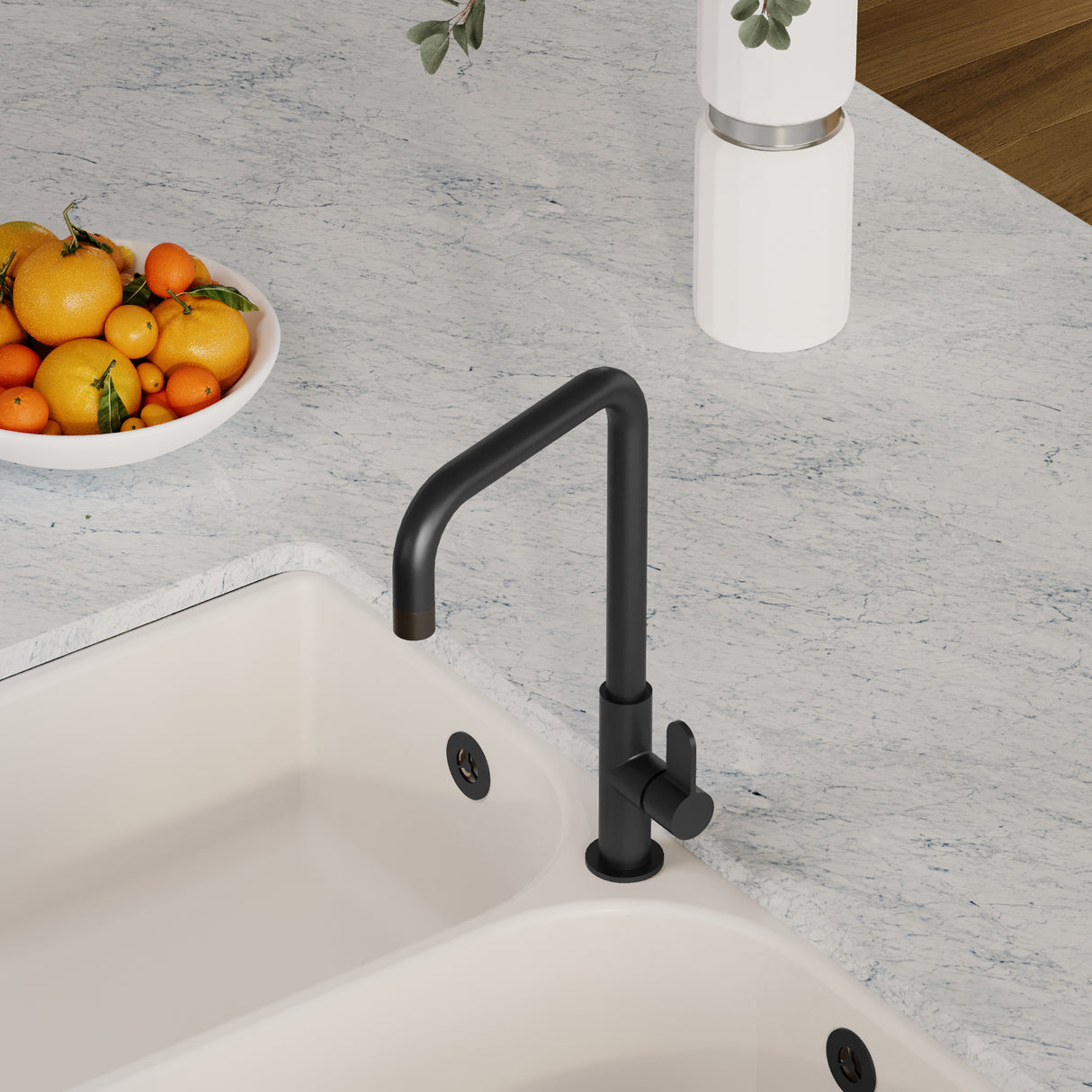 Kuma Kitchen Mono Mixer Tap - Multiple Handles and Finishes Available