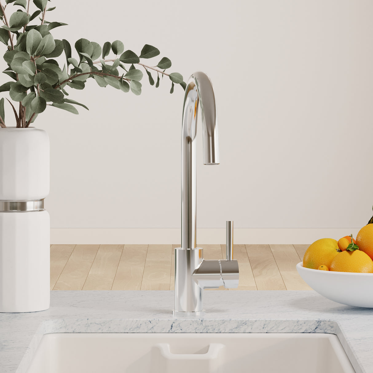 Lacerta Kitchen Mono Mixer Tap - Multiple Finish and Handle Options Available
