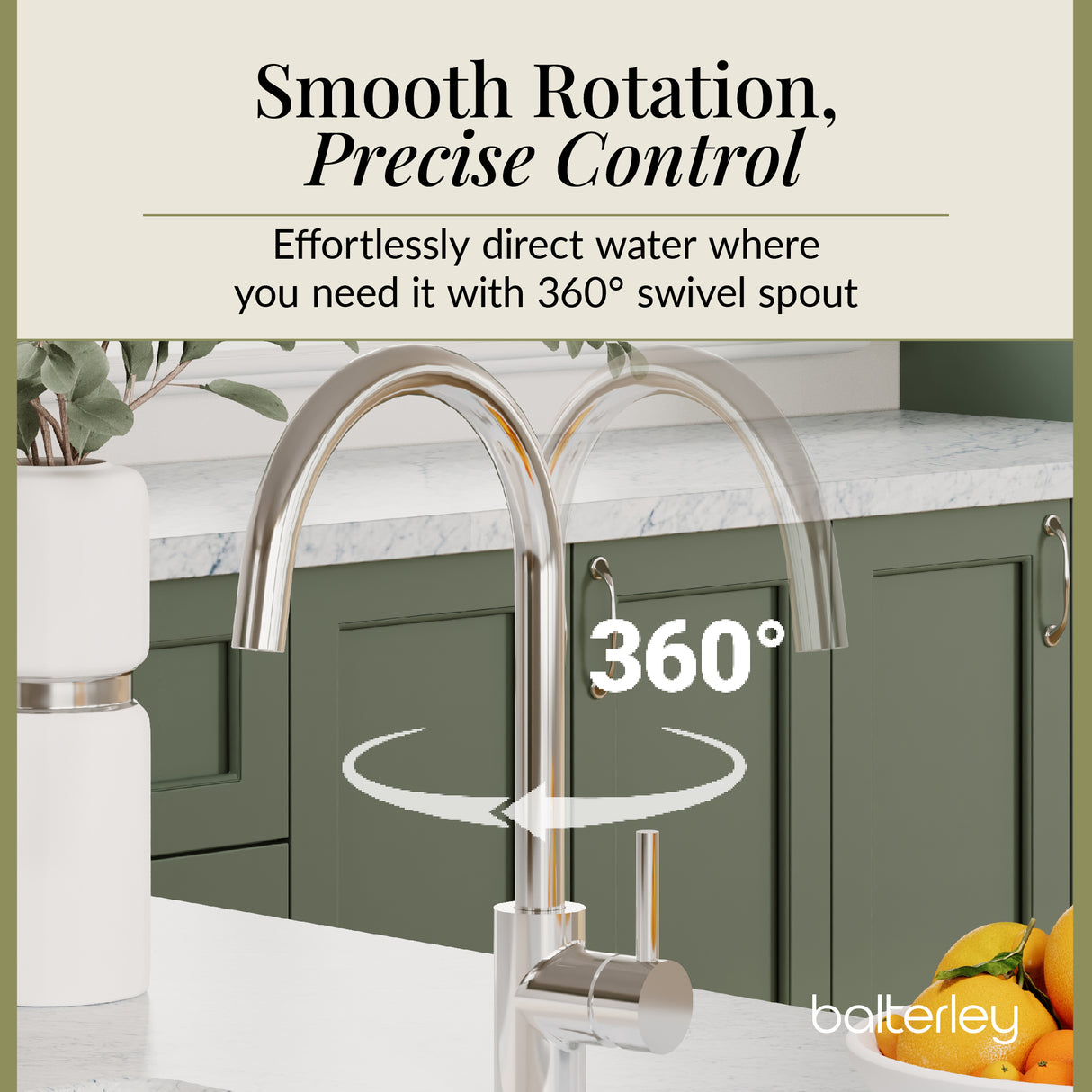 Lacerta Kitchen Mono Mixer Tap - Multiple Finish and Handle Options Available