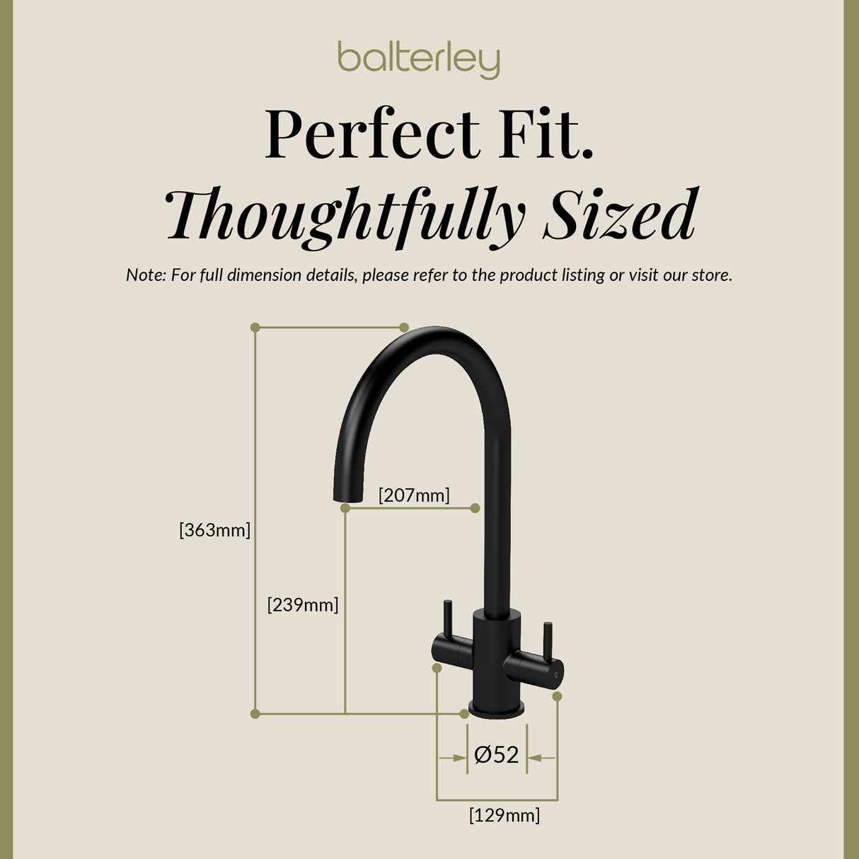 Lacerta Kitchen Mono Mixer Tap - Multiple Finish and Handle Options Available