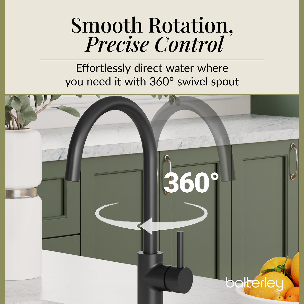 Lacerta Kitchen Mono Mixer Tap - Multiple Finish and Handle Options Available