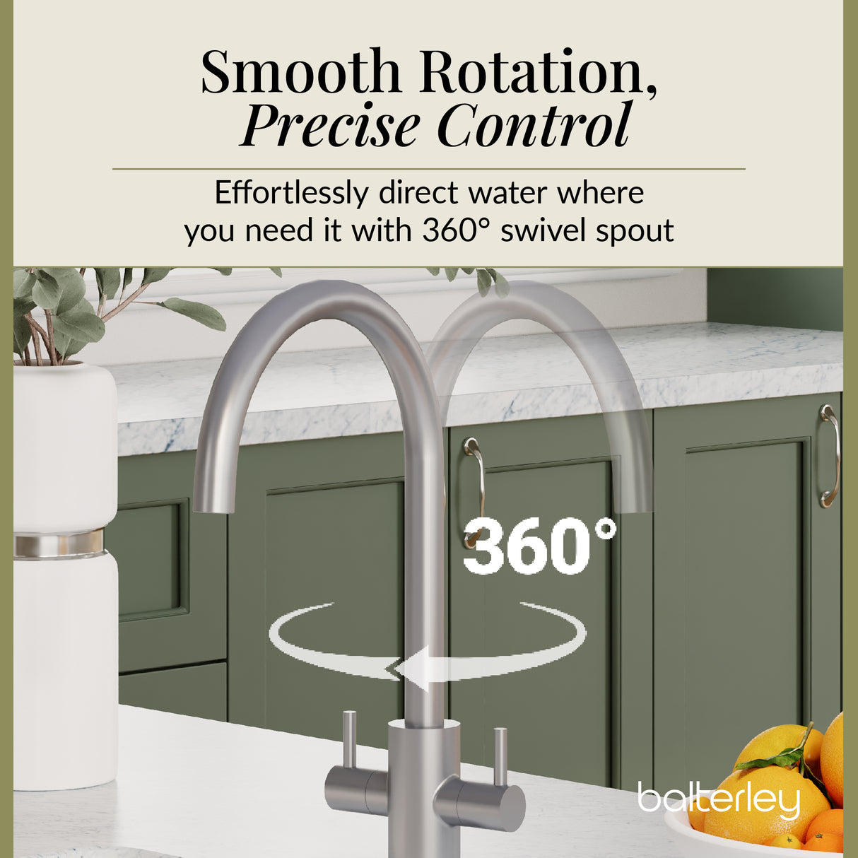 Lacerta Kitchen Mono Mixer Tap - Multiple Finish and Handle Options Available