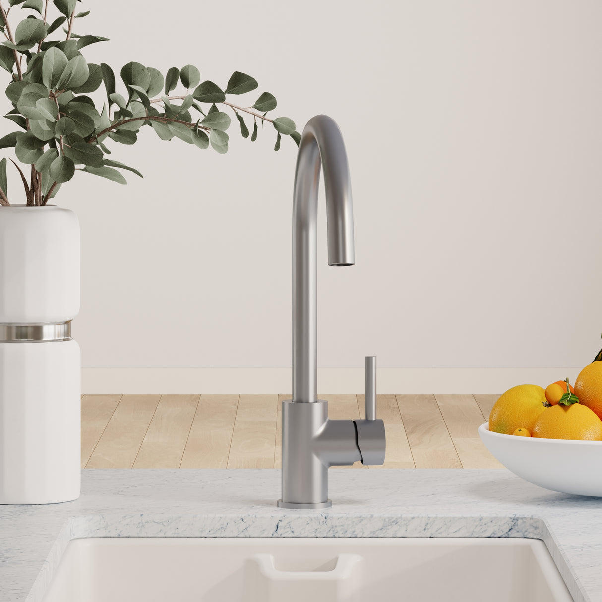 Lacerta Kitchen Mono Mixer Tap - Multiple Finish and Handle Options Available