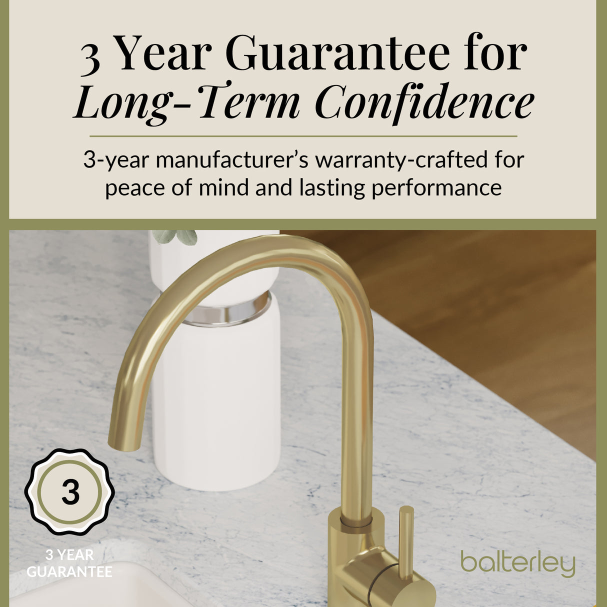 Lacerta Kitchen Mono Mixer Tap - Multiple Finish and Handle Options Available