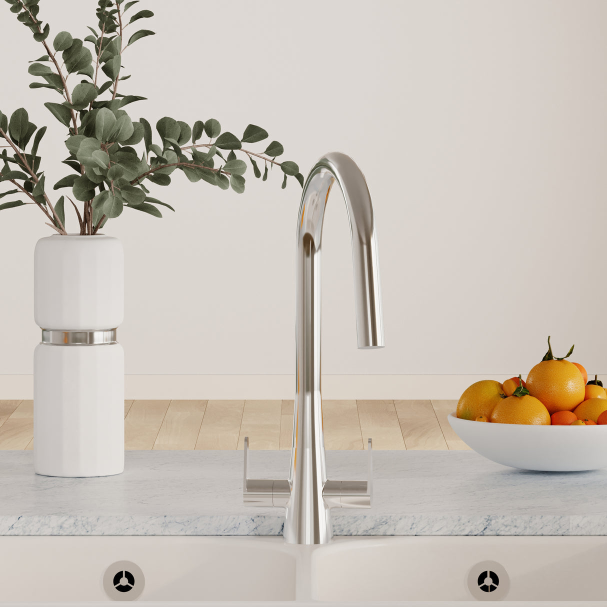 Kitchen Mono Mixer Tap - Multiple Finishes and Handle Options Available