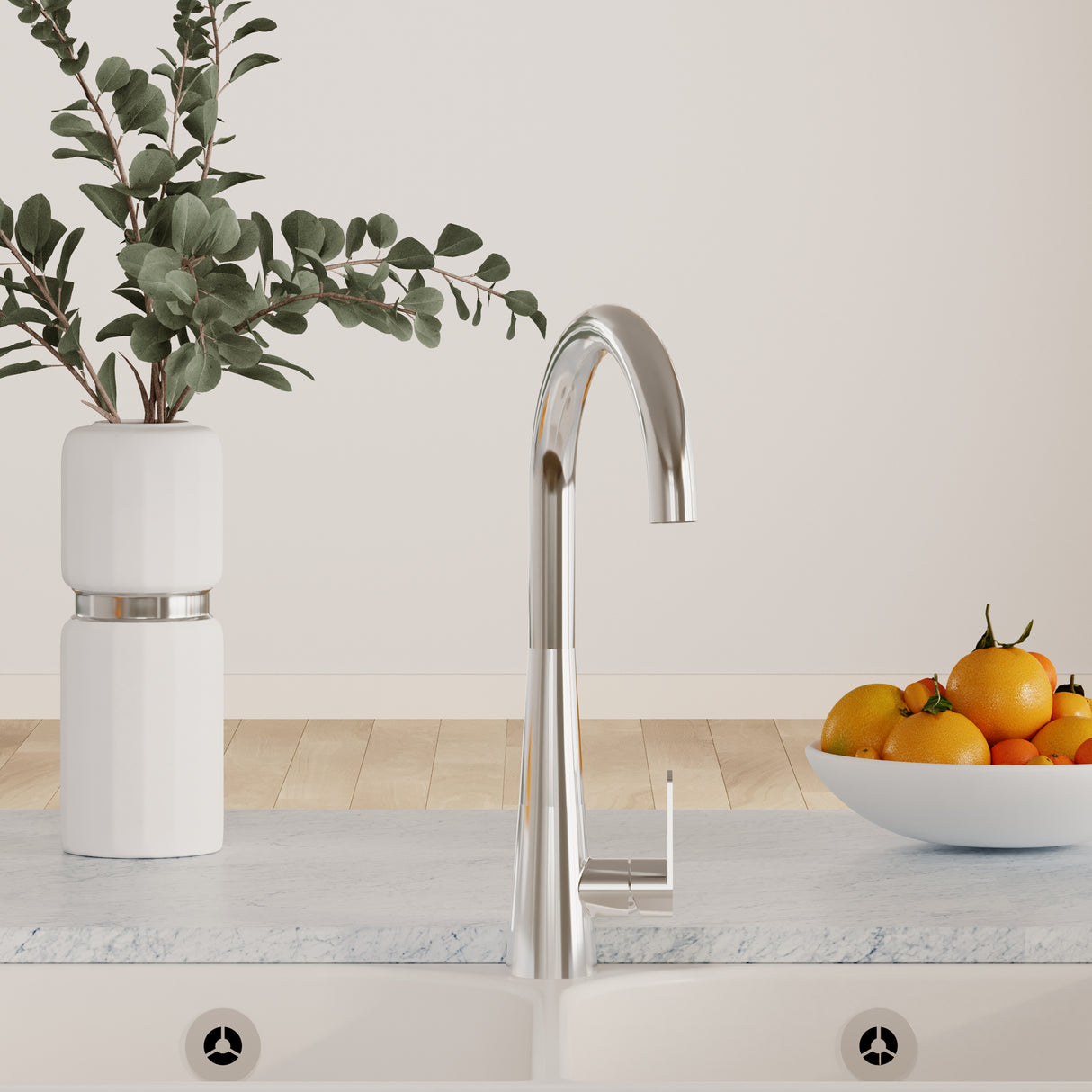 Kitchen Mono Mixer Tap - Multiple Finishes and Handle Options Available