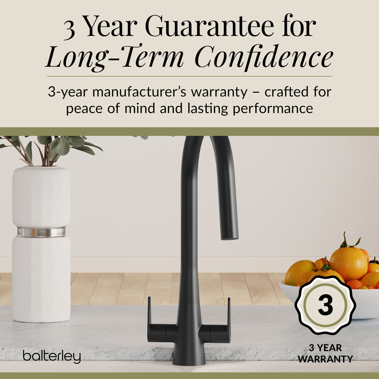 Kitchen Mono Mixer Tap - Multiple Finishes and Handle Options Available