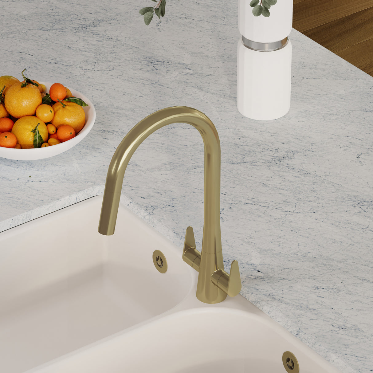 Kitchen Mono Mixer Tap - Multiple Finishes and Handle Options Available