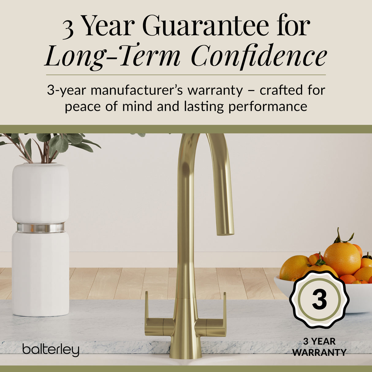 Kitchen Mono Mixer Tap - Multiple Finishes and Handle Options Available