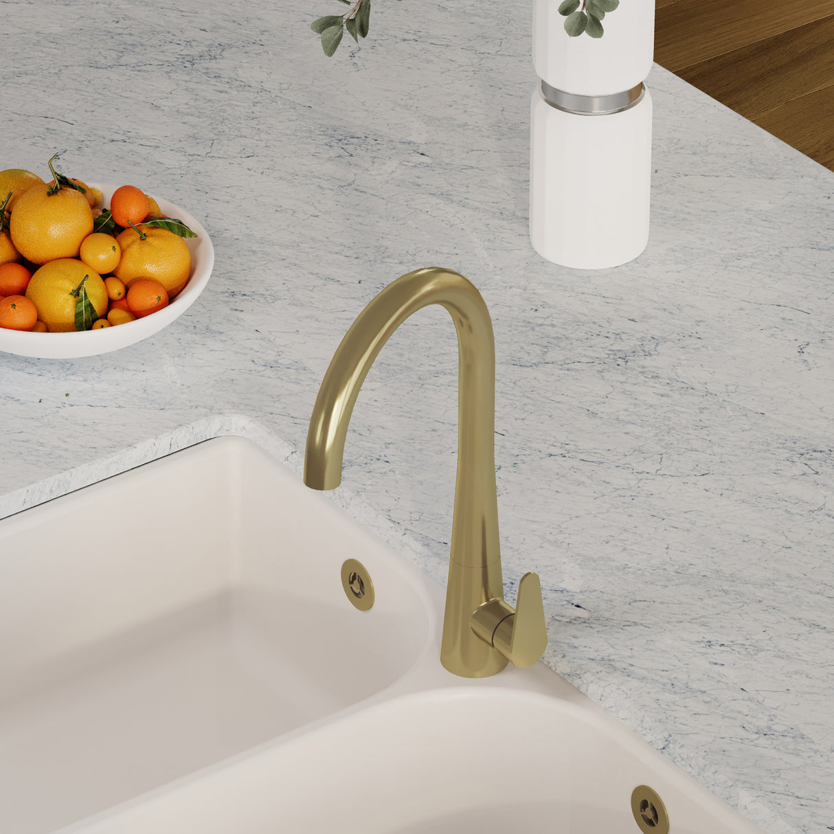 Kitchen Mono Mixer Tap - Multiple Finishes and Handle Options Available