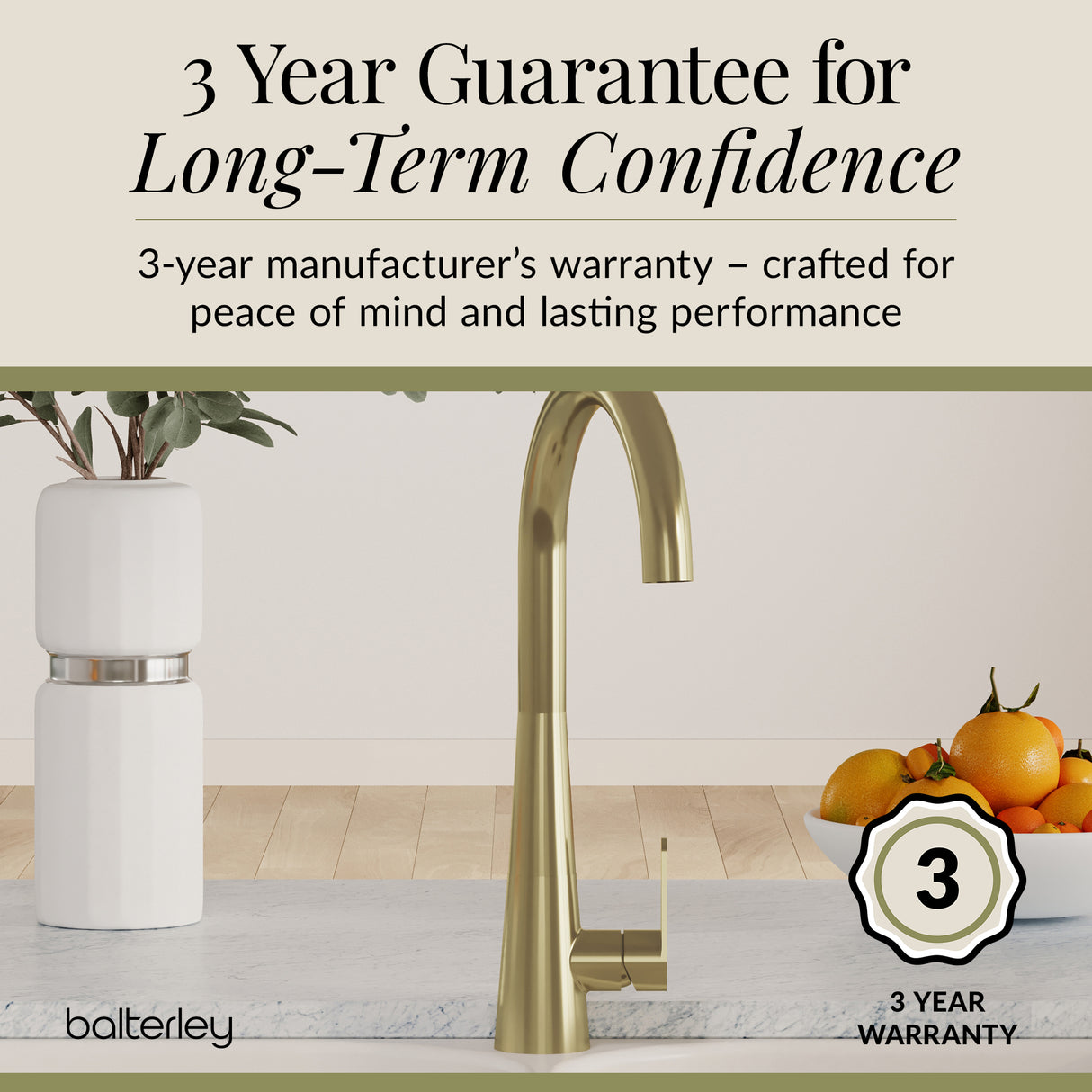 Kitchen Mono Mixer Tap - Multiple Finishes and Handle Options Available