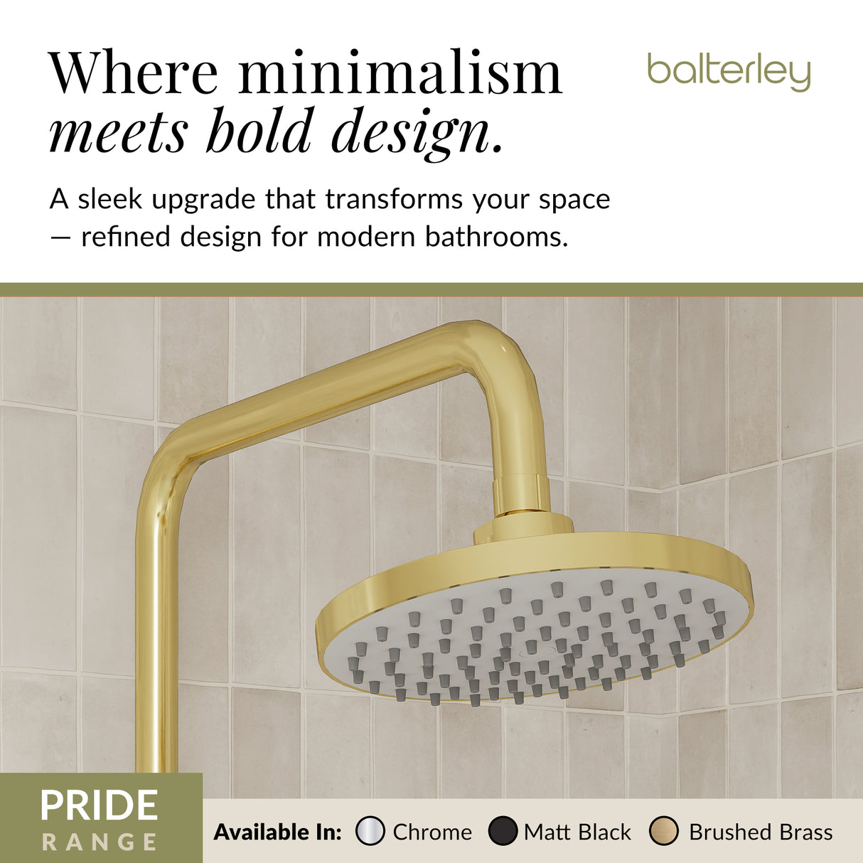 Round Thermostatic Shower Kit with Fixed Head & Adjustable Handset - Multiple Colours Available