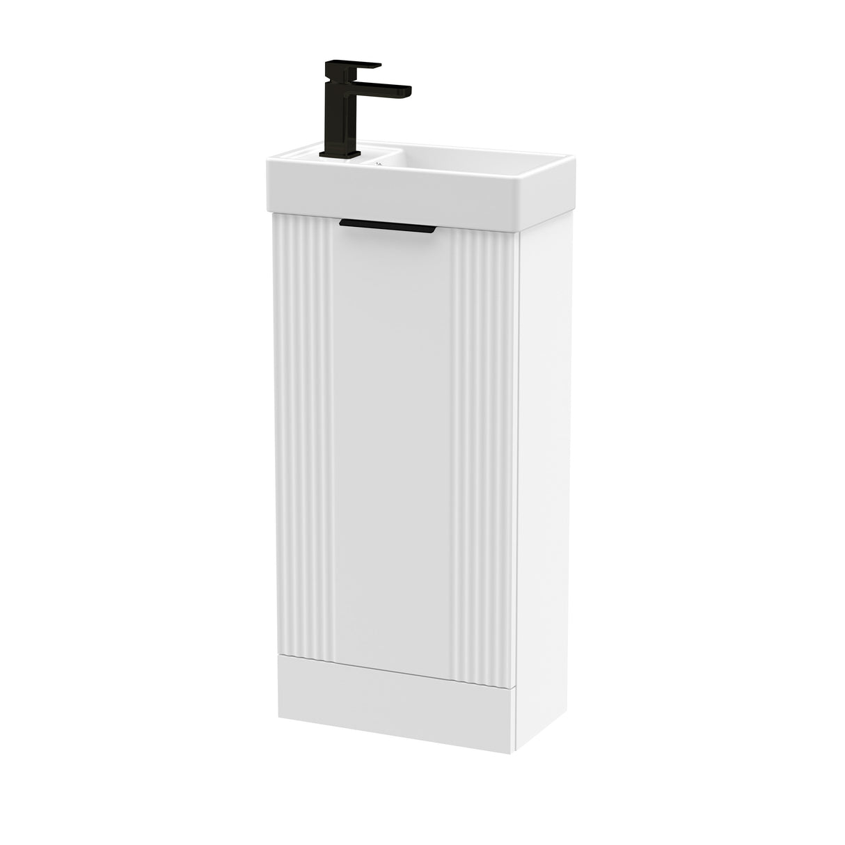 Retro Floor Standing Bathroom Cloakroom Vanity Basin Unit - Multiple Colours