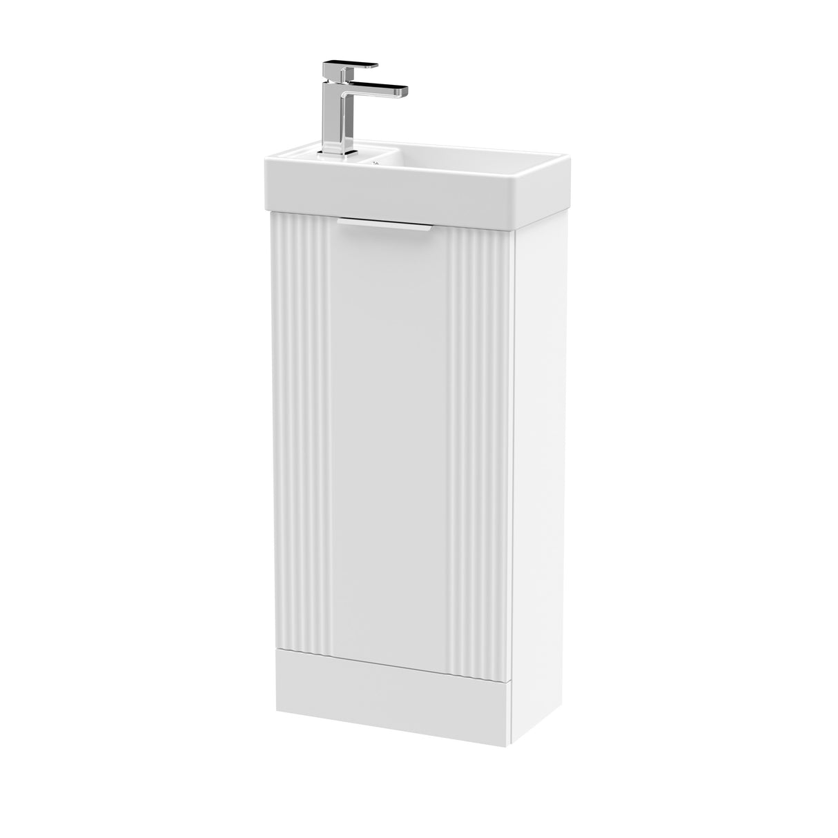 Retro Floor Standing Bathroom Cloakroom Vanity Basin Unit - Multiple Colours