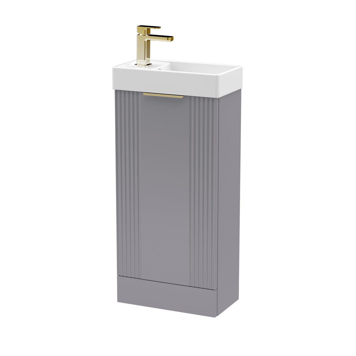 Retro Floor Standing Bathroom Cloakroom Vanity Basin Unit - Multiple Colours