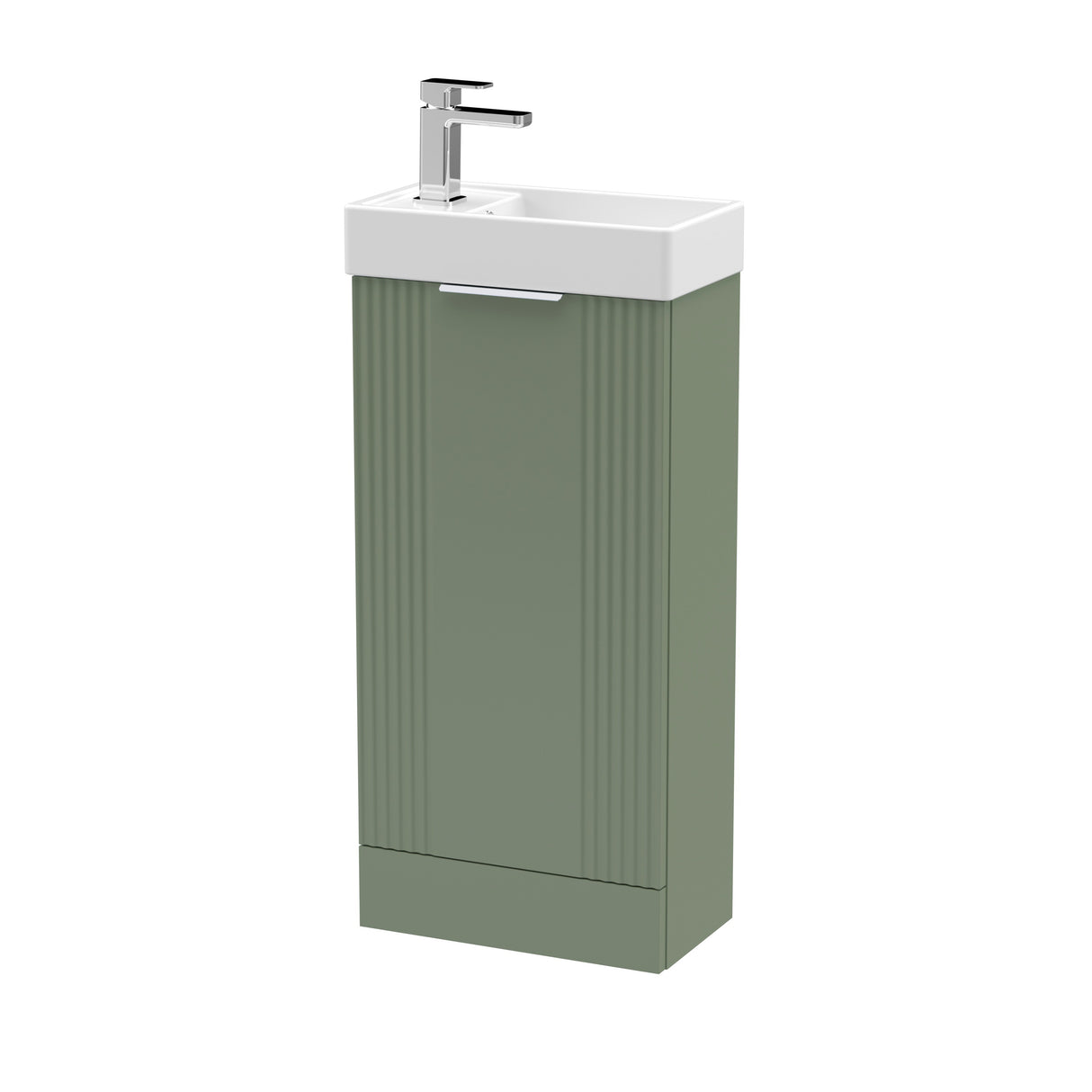 Retro Floor Standing Bathroom Cloakroom Vanity Basin Unit - Multiple Colours