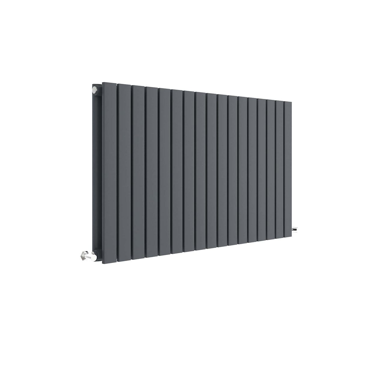 Contemporary Square Horizontal Double Panel Radiator - Choice of Size and Colour