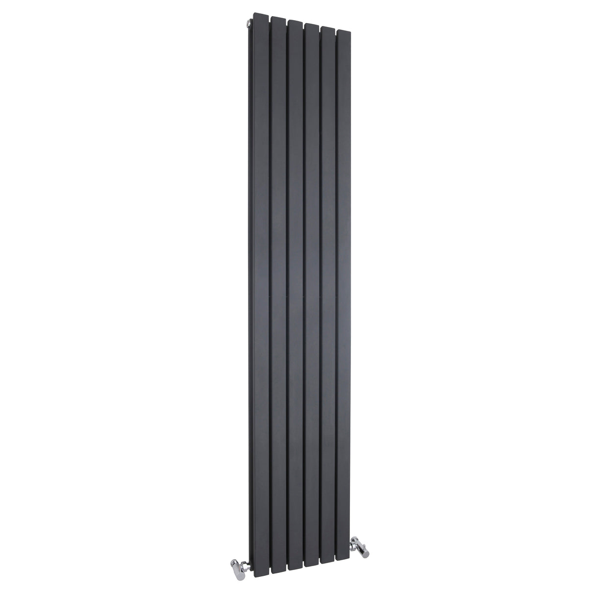 Modern Square Vertical Double Panel Radiator - Choice of Size and Finish