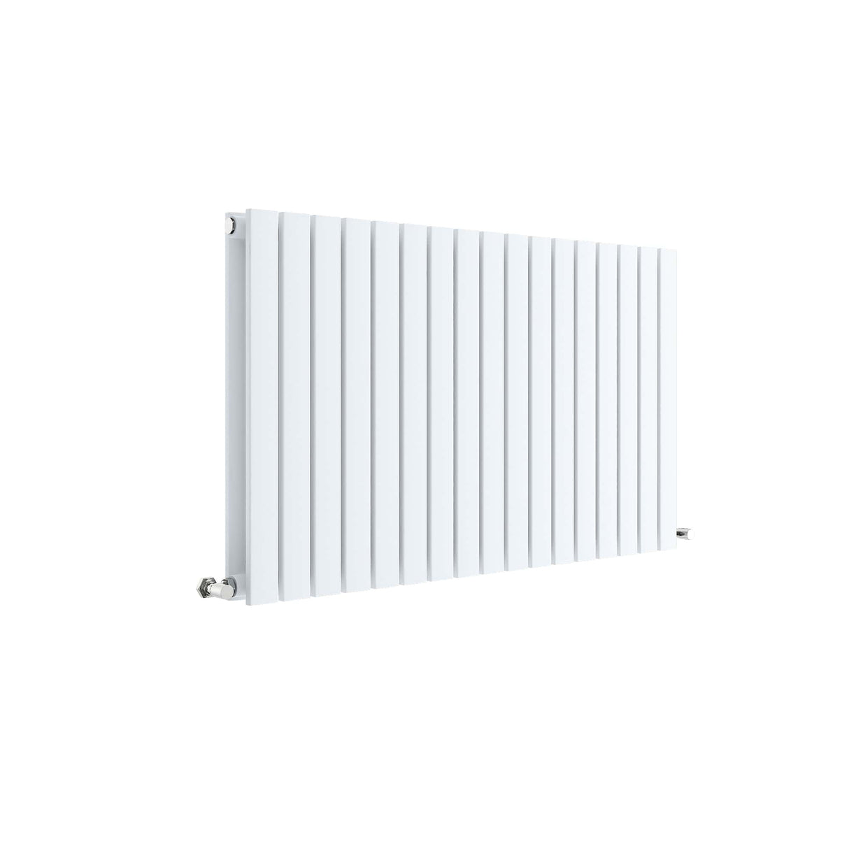 Contemporary Square Horizontal Double Panel Radiator - Choice of Size and Colour