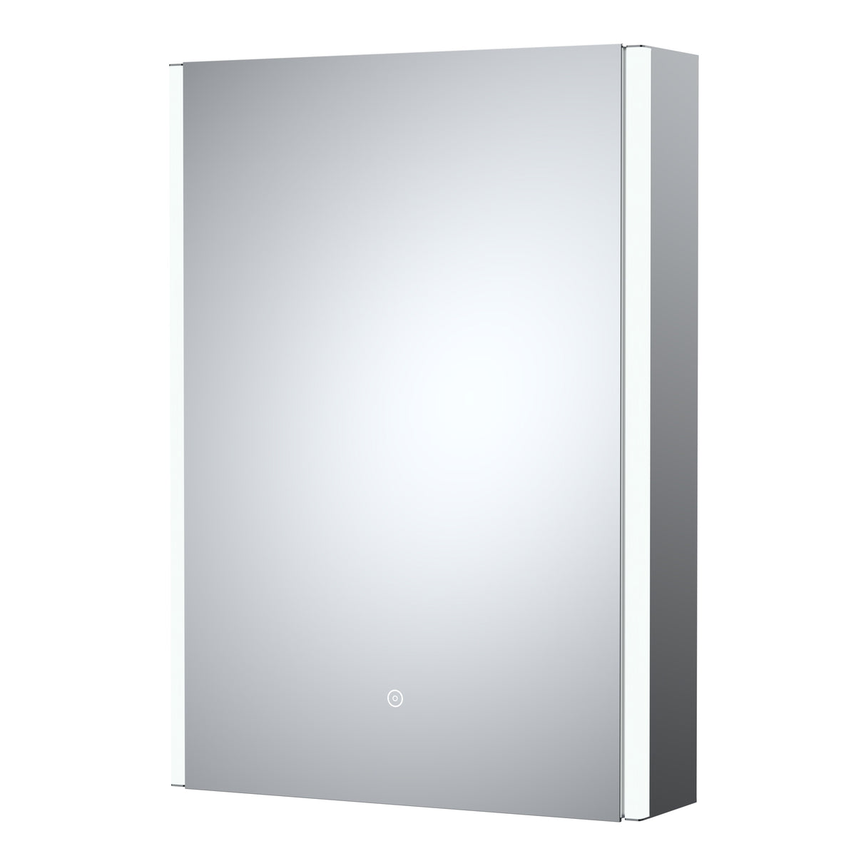 1 Door Touch Sensor Mirror Cabinet with 2 Shelves, Demister & Shaver Socket