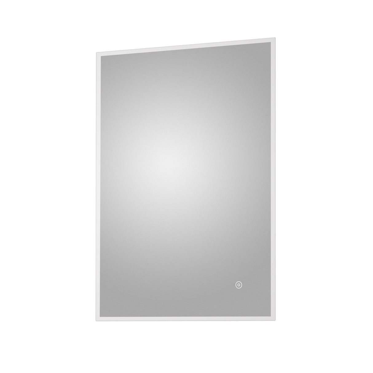 Rectangular LED Illuminated Touch Sensor Minimalist Mirror with Demister, 700mm x 500mm