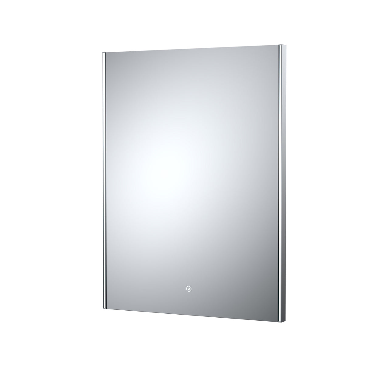 Rectangular LED Ambient Illuminated Touch Sensor Mirror with Demister, 800mm x 600mm