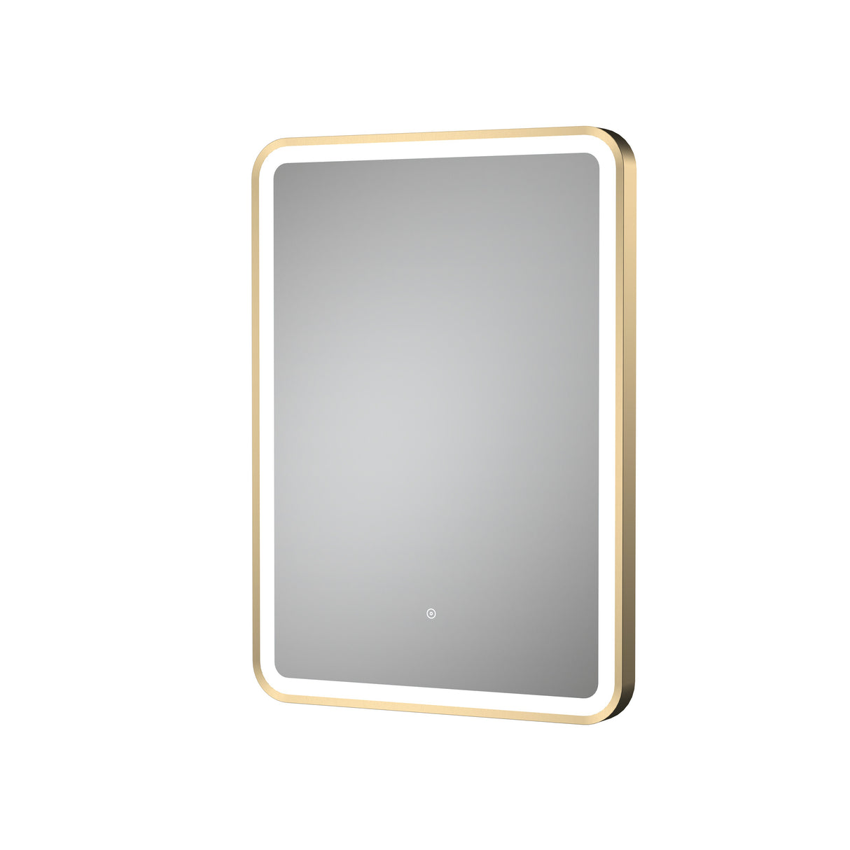 Rectangular LED Illuminated Touch Sensor Framed Mirror with Demister, 700mm x 500mm