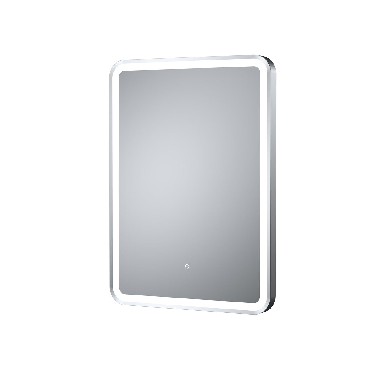 Rectangular LED Illuminated Touch Sensor Framed Mirror with Demister, 700mm x 500mm