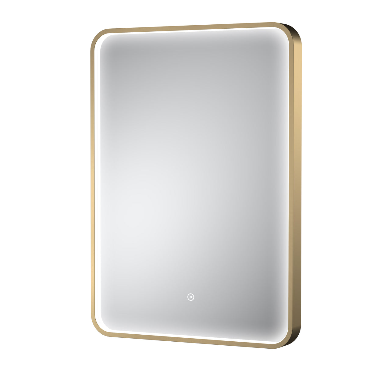 Quixhill Contemporary Inset Framed LED Touch Sensor Mirror with De-mister Pad, 700 x 500mm - Choice of Colour