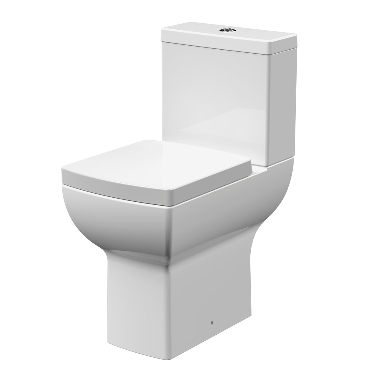 Comfort Height Close Coupled Toilet with Soft Close Seat – White