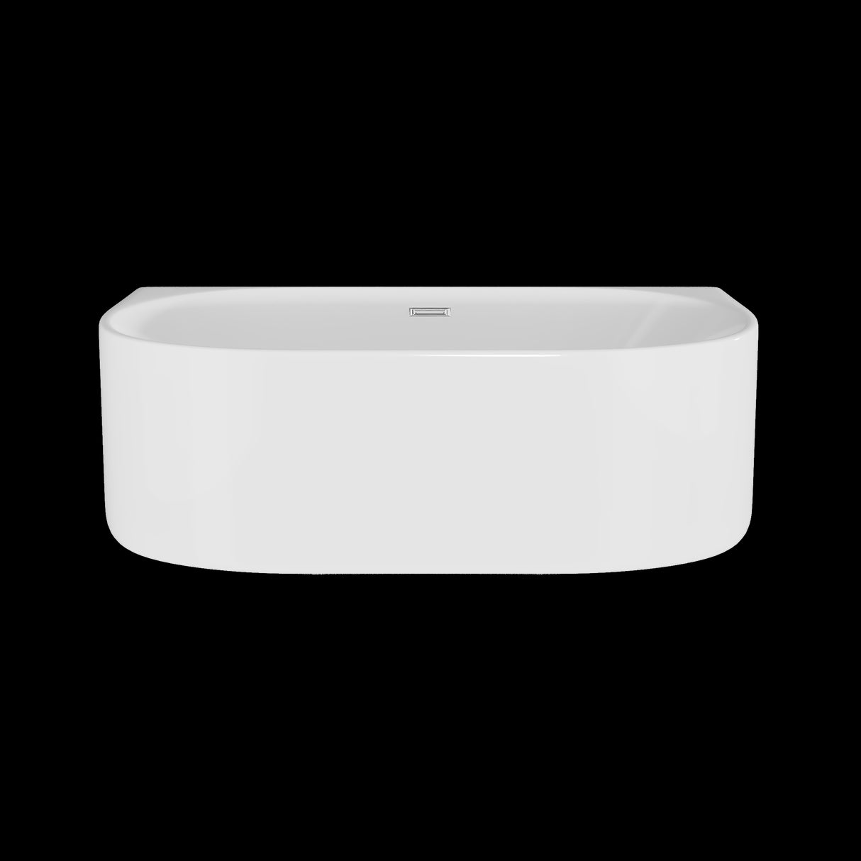 Contemporary Back To Wall Freestanding Bath from Balterley - Modern Design in Multiple Sizes