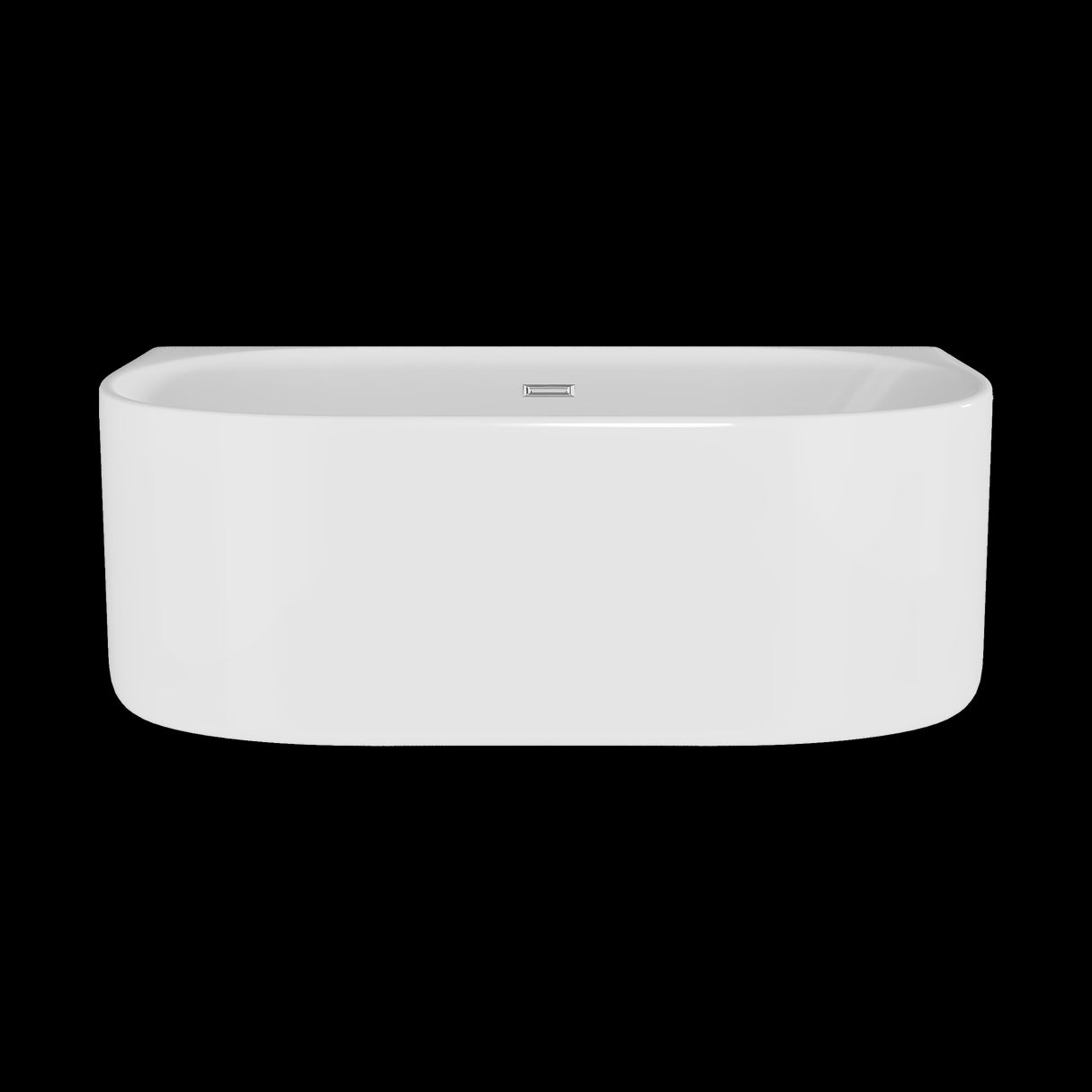 Contemporary Back To Wall Freestanding Bath from Balterley - Modern Design in Multiple Sizes