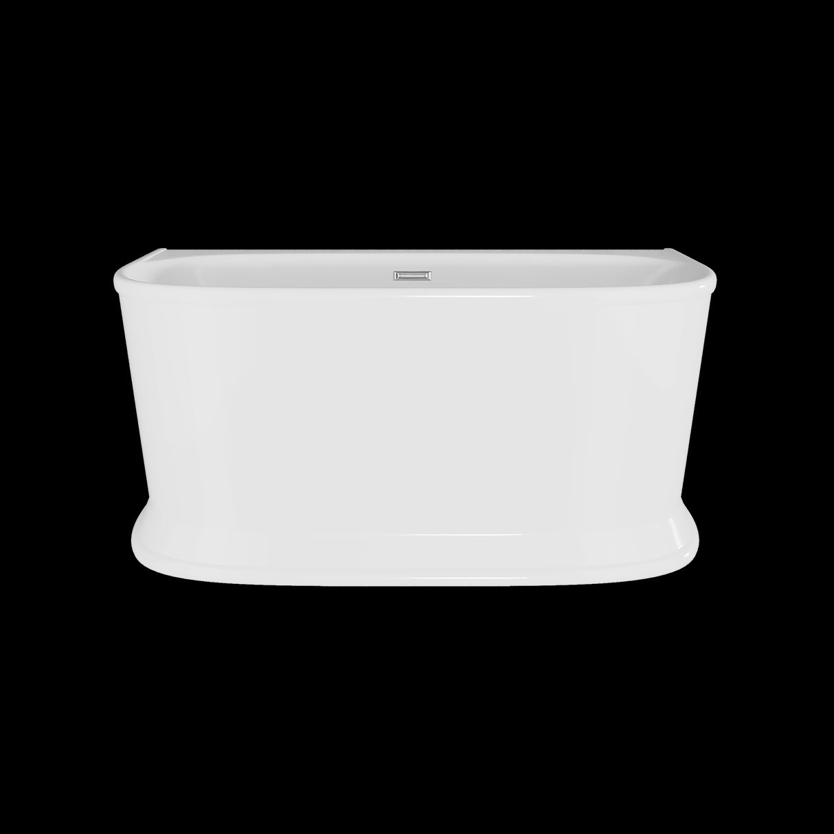 Contemporary Back To Wall Freestanding Bath from Balterley - Multiple Sizes Available