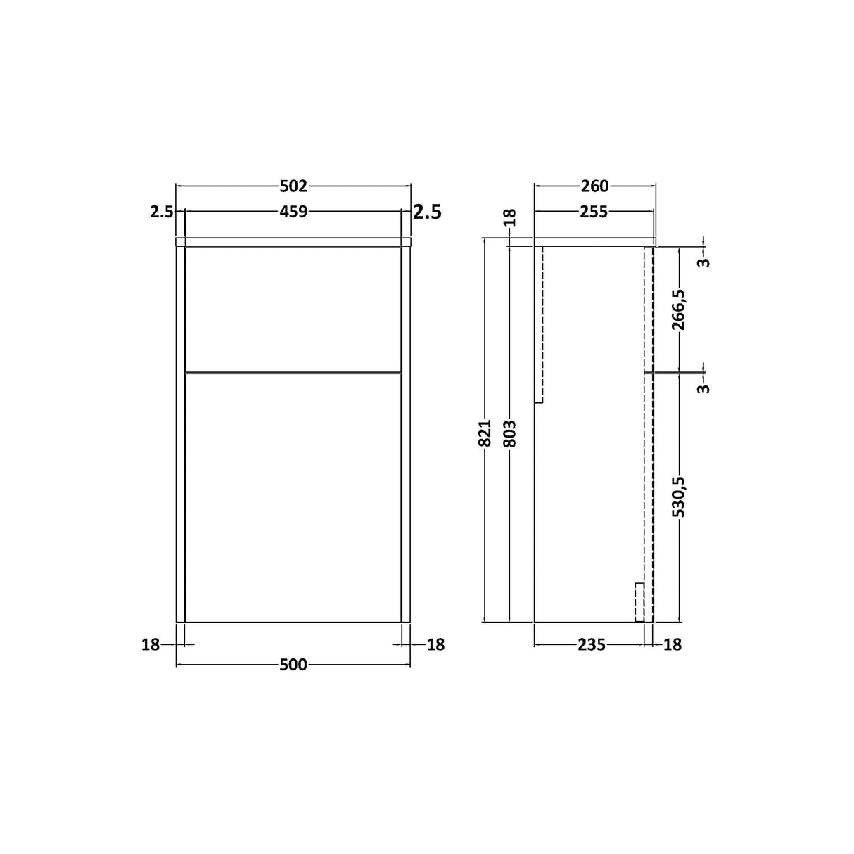 Winshill Wall Hung Cloakroom Bundle - Vanity, WC Unit, Toilet & Tap